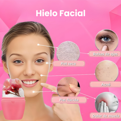 Molde de silicona Hielo Facial