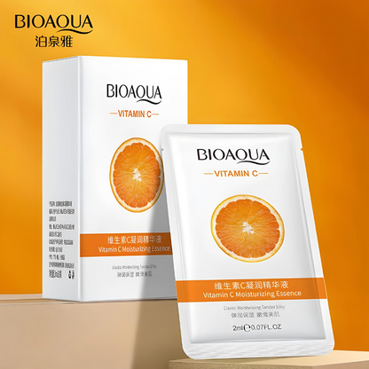 Mascarilla facial en velo con vitamina C