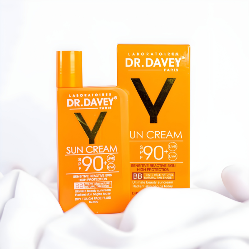 Dr. Davey Protector solar facial SPF90 alta protección sin sensación grasosa