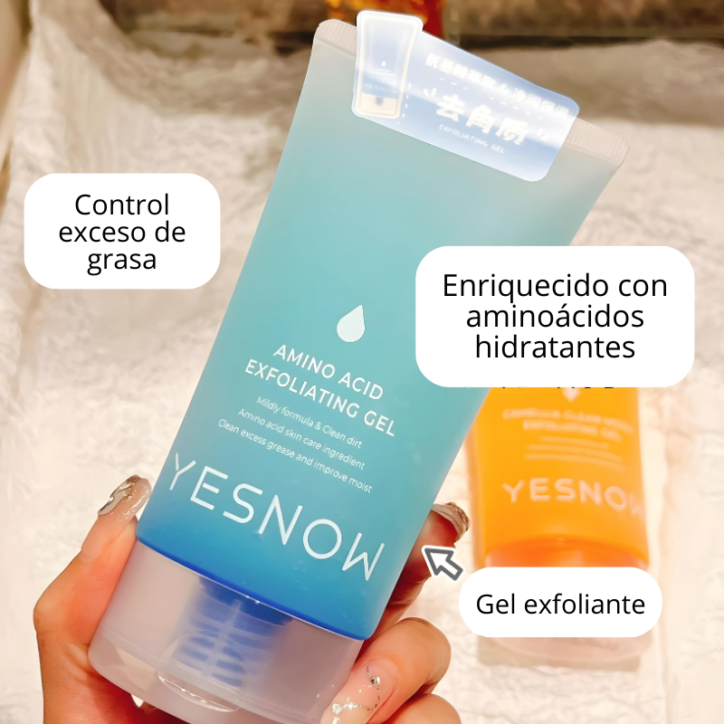 Gel Exfoliante Facial Hidratante con Aminoácidos