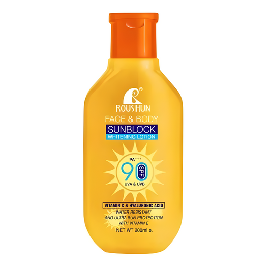 Protector solar corporal UVA & UVB con acido hialuronico y vitamina E