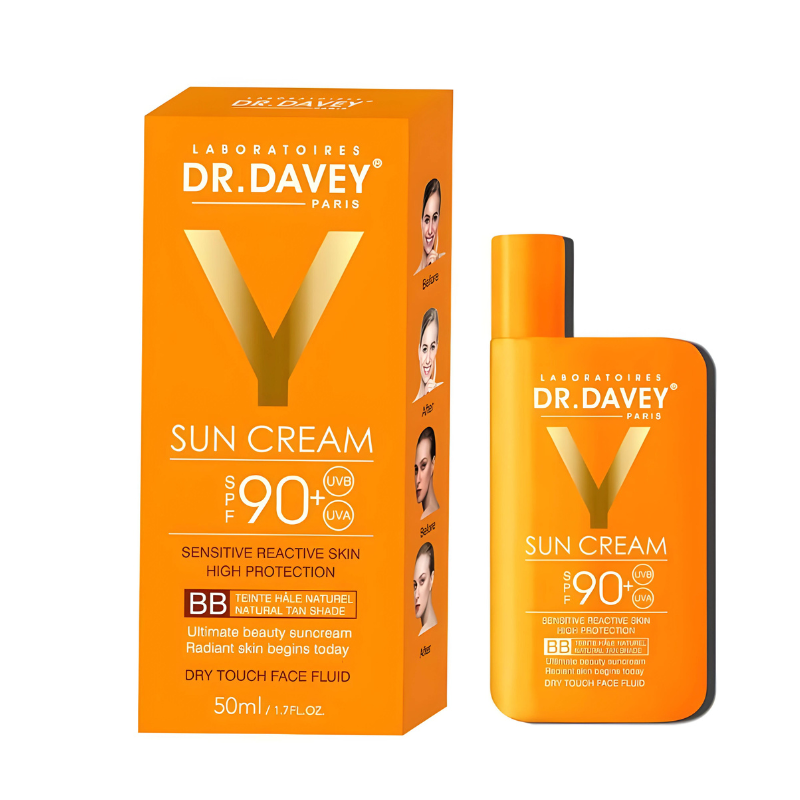 Dr. Davey Protector solar facial SPF90 alta protección sin sensación grasosa